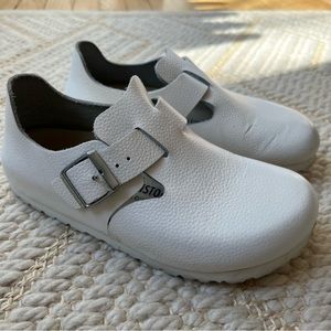 White leather birkenstock London size 36 Narrow